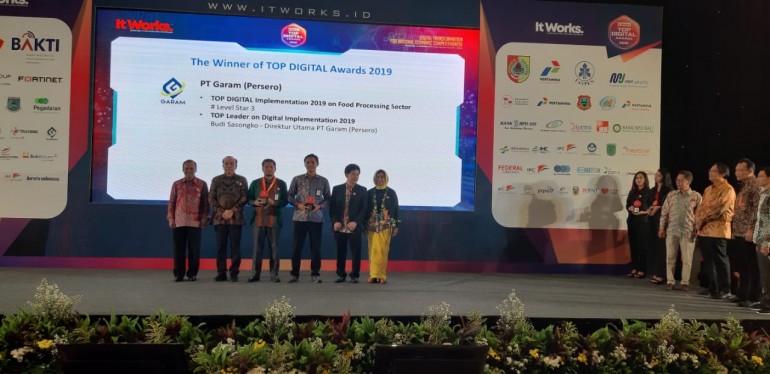 PT Garam Sabet 2 Penghargaan Top Digital Awards 2019